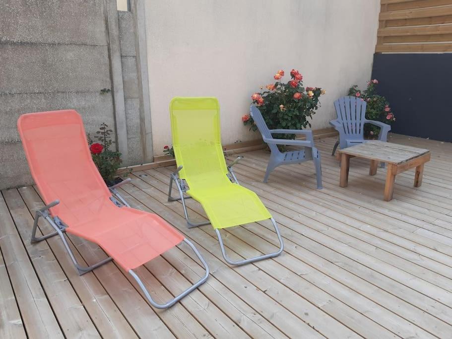 Mer - Gîte entièrement neuf à 100 mètres de la plage Wimereux Esterno foto